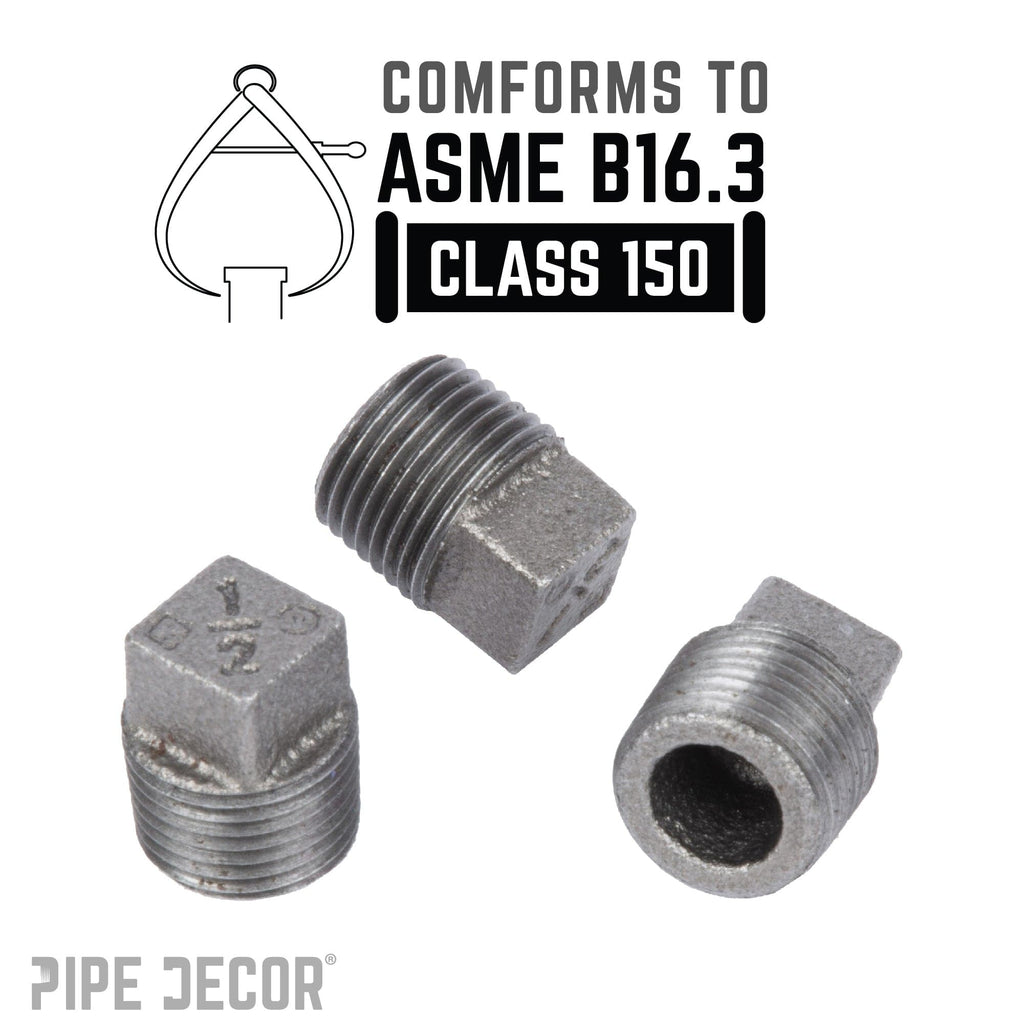 1/2 in. Black Plug