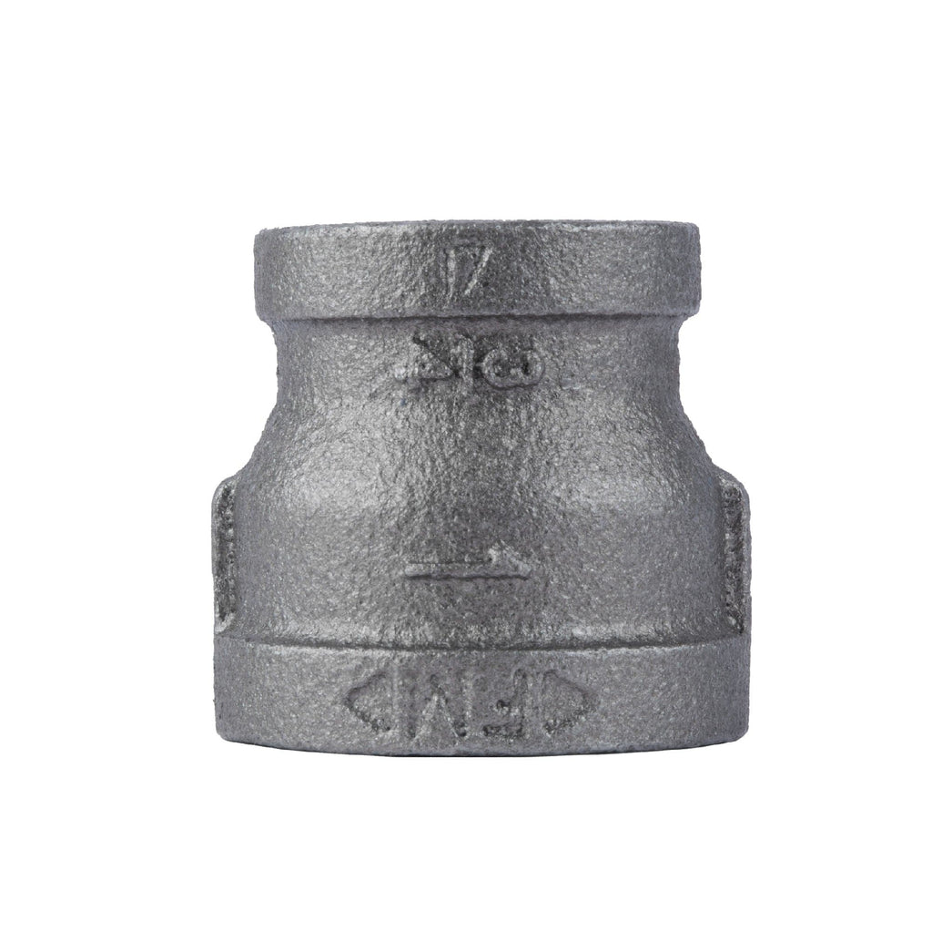 1 in. x 3/4 in. Black Reducing Coupling