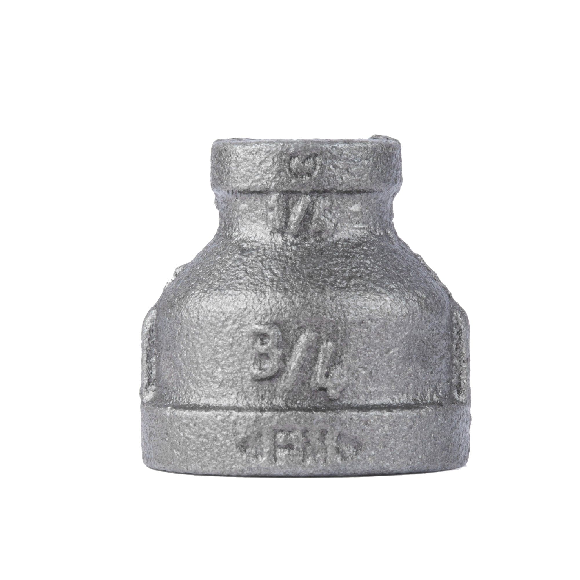 3/4 in. x 1/4 in. Black Reducing Coupling