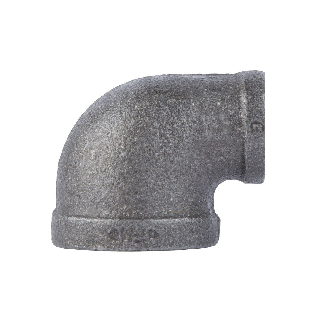 2 in. x 1 in. Black Reducing Elbow