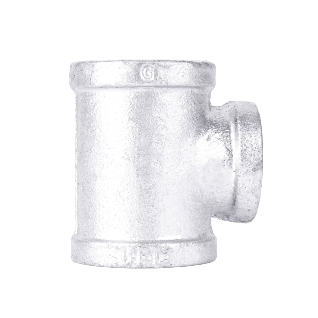 1 1/4 in. x 1 1/4 in. x 3/4 in. Galvanized Iron Reducing Tee