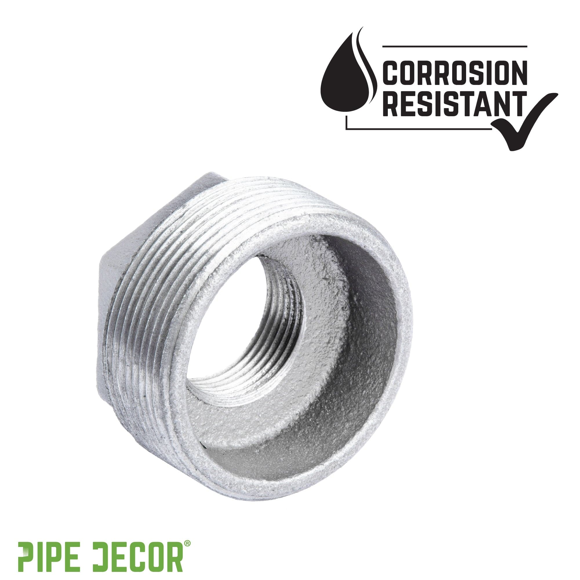 1 1/4 in. x 1/4 in. Galvanized Iron Bushing