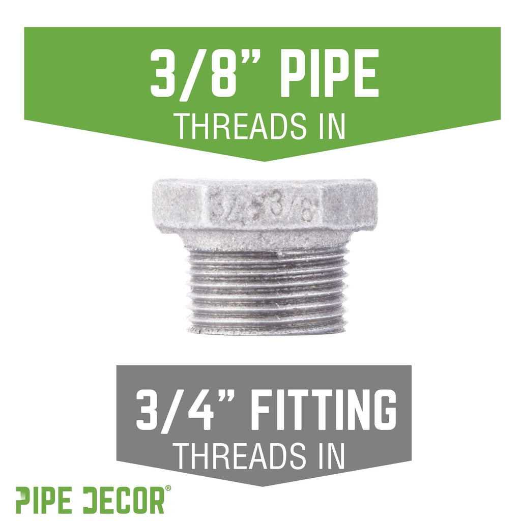3/4 in. x 3/8 in. Galvanized Iron Bushing