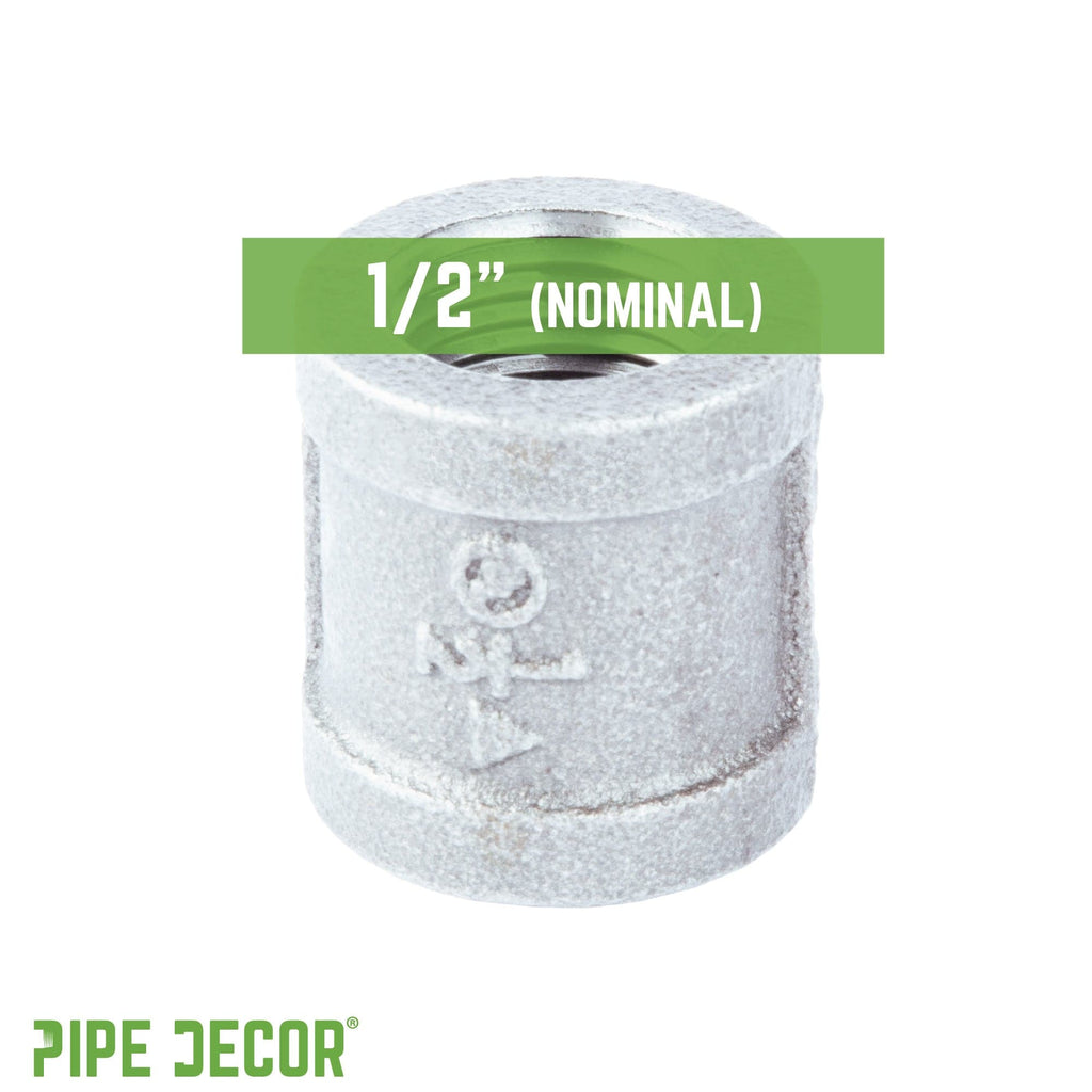 1/2 in. Galvanized Iron Coupling