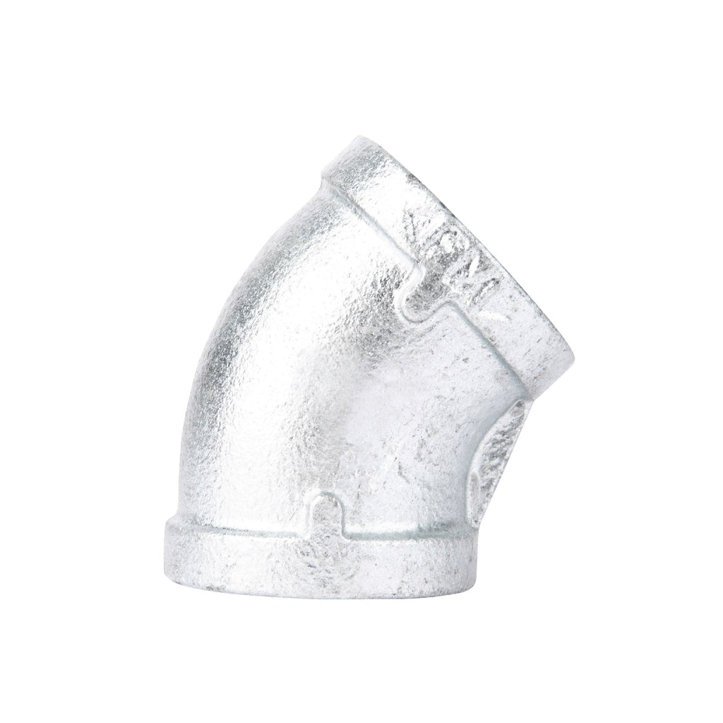 1 1/2 in.  Galvanized Iron 45 Degree Elbow