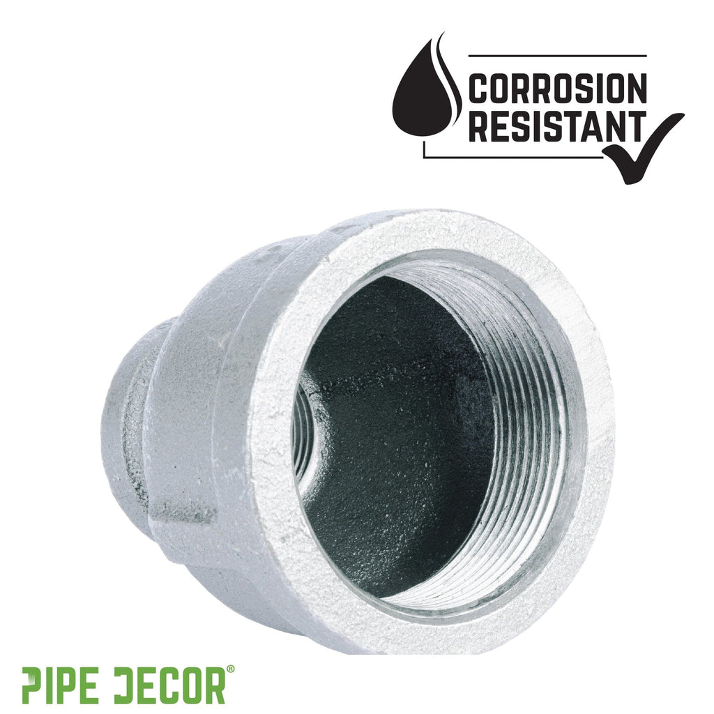 1 1/2 in. x 3/4 in. Galvanized Iron Reducing Coupling