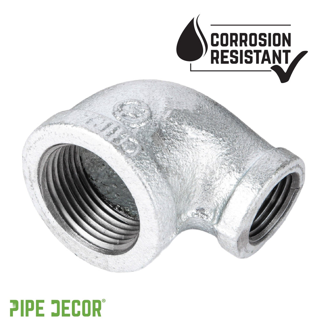 1 in. x 3/4 in. Galvanized Iron Reducing Elbow
