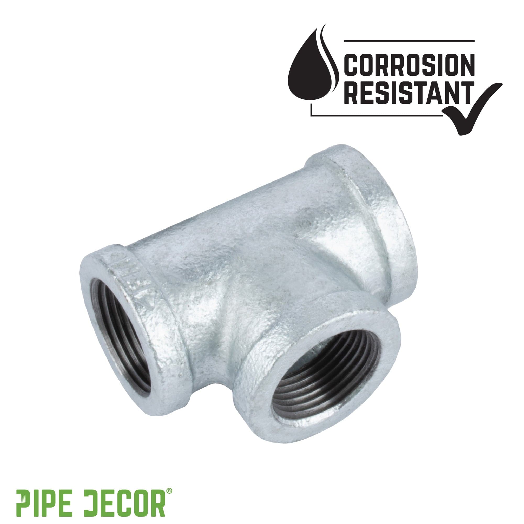 2 in. Galvanized Iron Tee