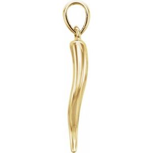 Italian Horn Necklace or Pendant