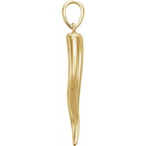 Italian Horn Necklace or Pendant