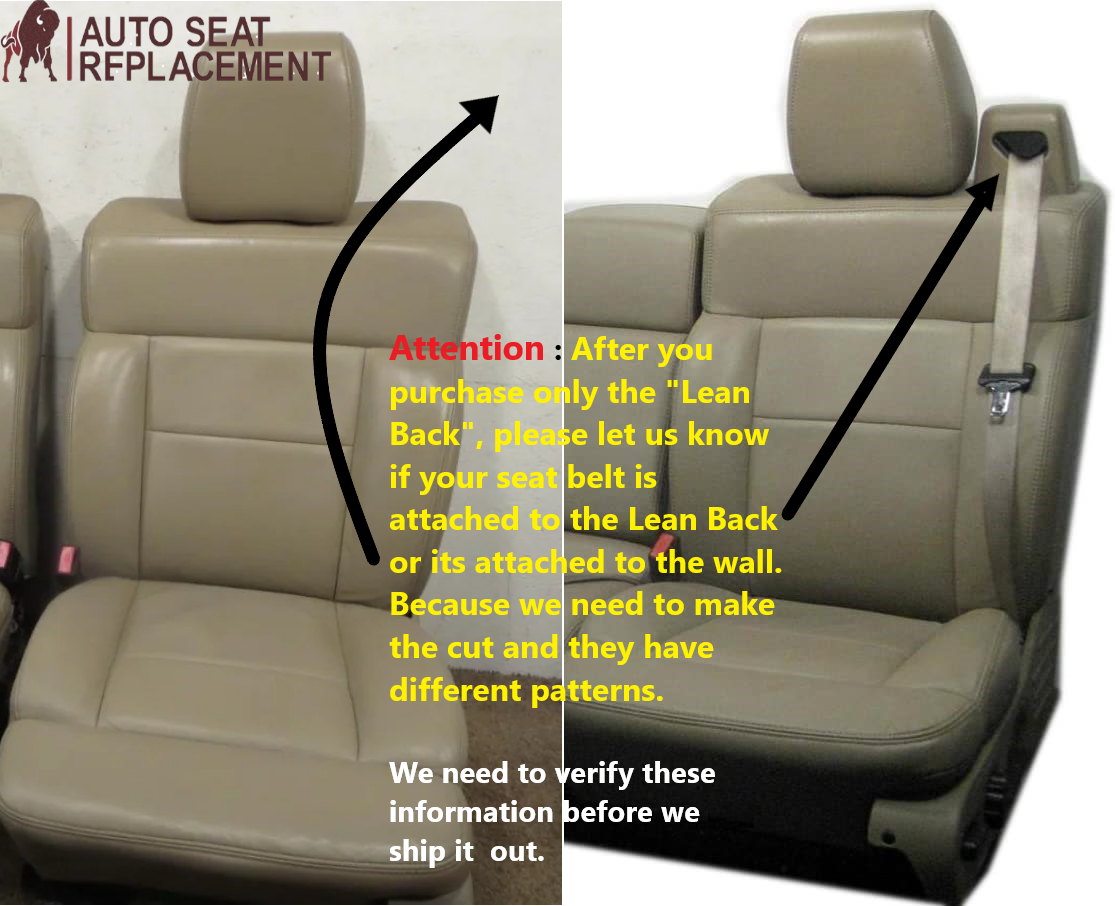 2004-2008 Ford F150 Seat Cover in Gray: Choose Leather or Vinyl