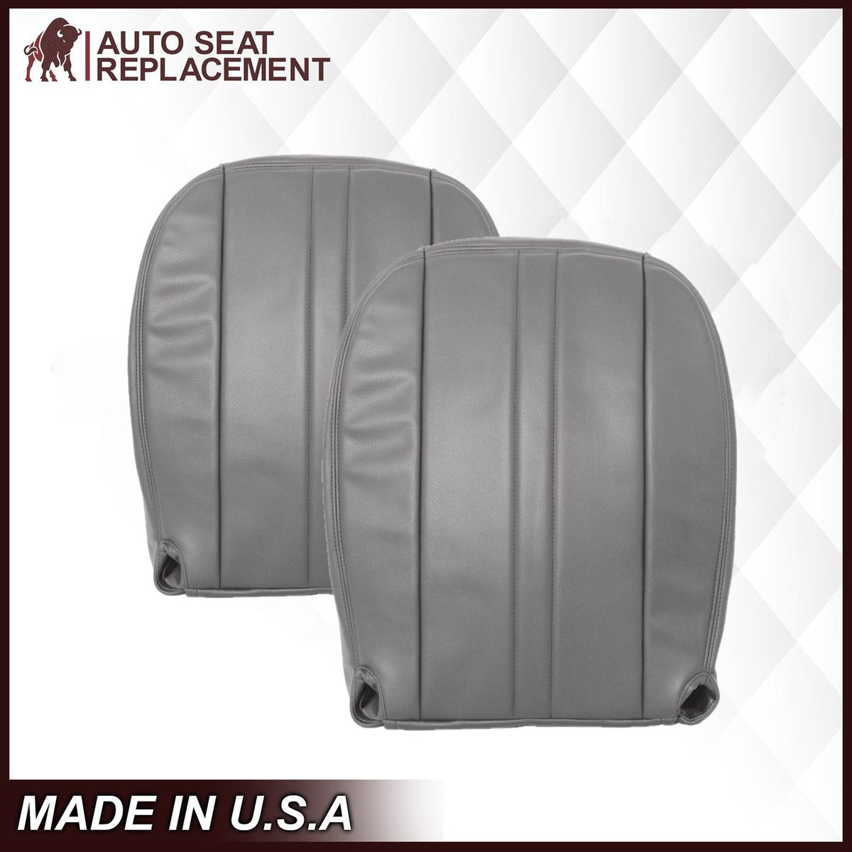 2003-2016 Chevy Express 2500/3500 Kodiak Cargo Van Replacement Seat Cover in Gray