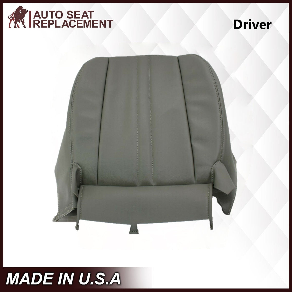 2003-2016 Chevy Express 2500/3500 Kodiak Cargo Van Replacement Seat Cover in Gray