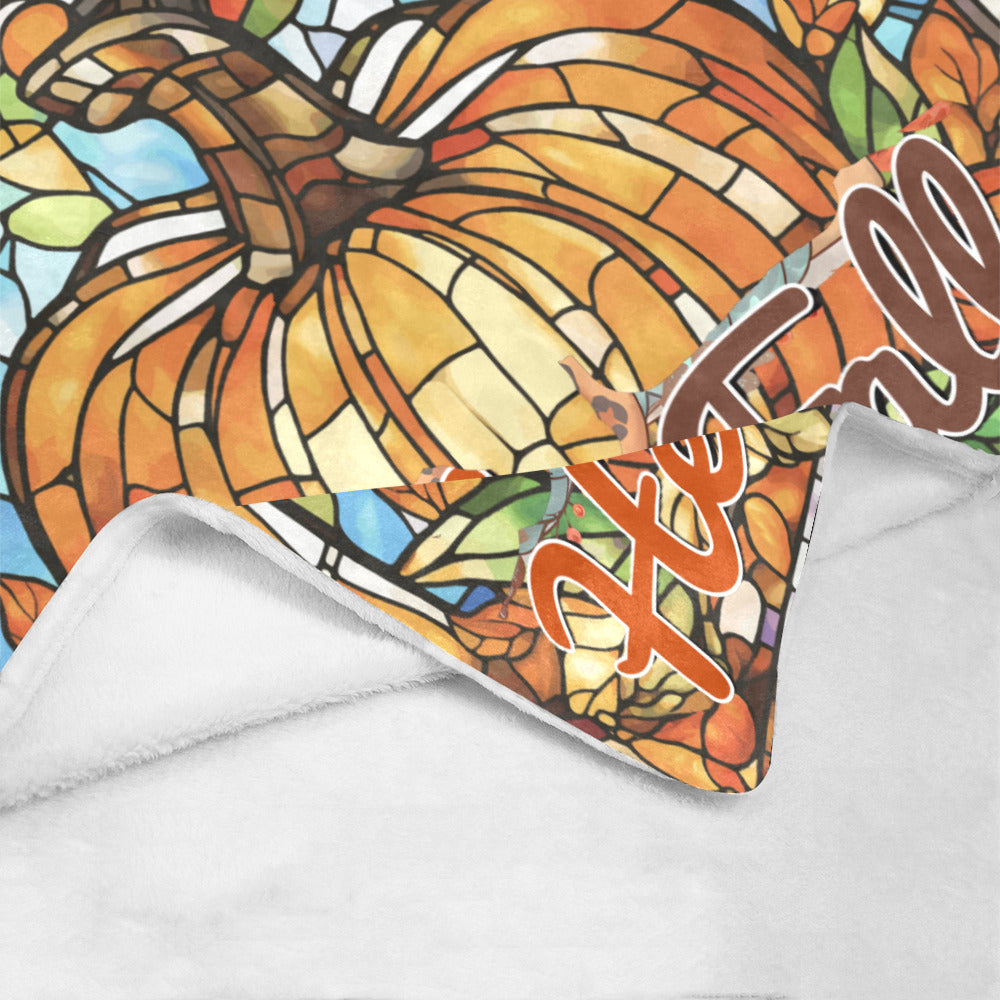 Hello Fall Ultra-Soft Micro Fleece Blanket 50" x 60"(Made in USA)