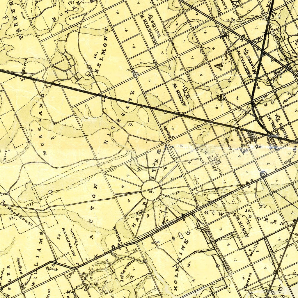 Vintage Map of Chatham County, Georgia 1875