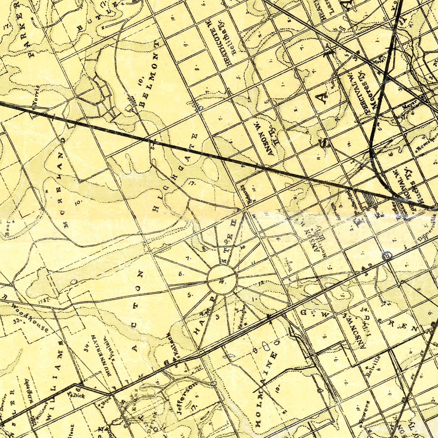 Vintage Map of Chatham County, Georgia 1875