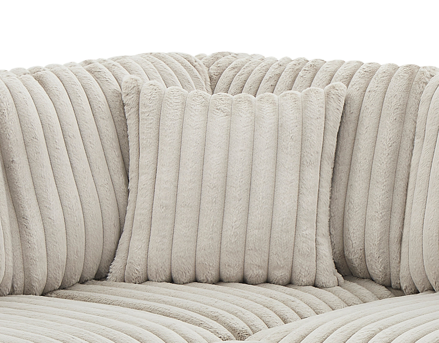 122 Inch Pull Out Couch, Rabbit plush Fabric Sofa Bed with USB Ports & Comfy Upholstered, Oversized U Shape Sectional Sleeper Sofa Bed with Storage Chaise, Khaki