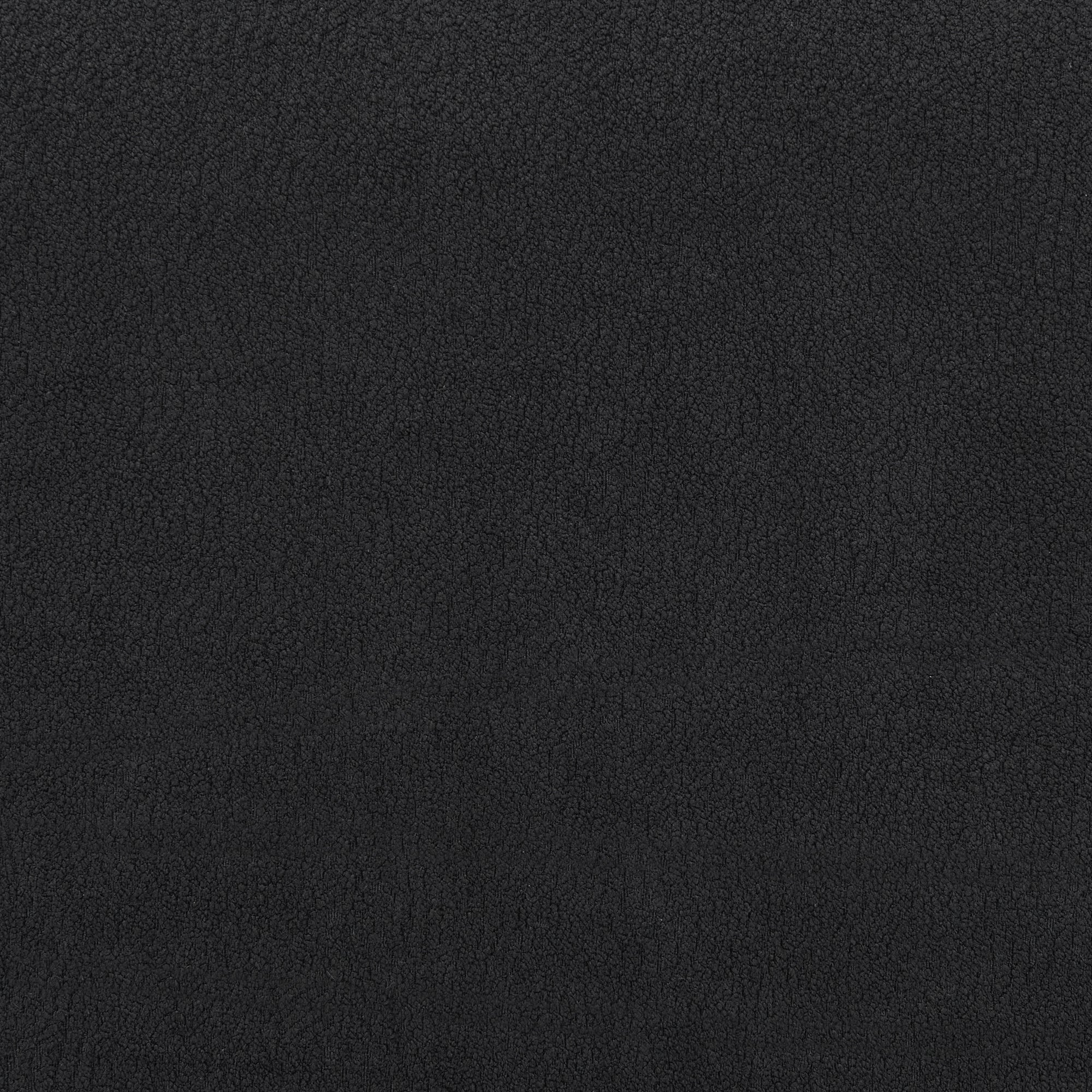 Curved Modular Sectional Sofa in Lamb's Wool Fabric, Modern Minimalist Style, Compressed (No Assembly Required), Comfy for Living Room & Bedroom - Black