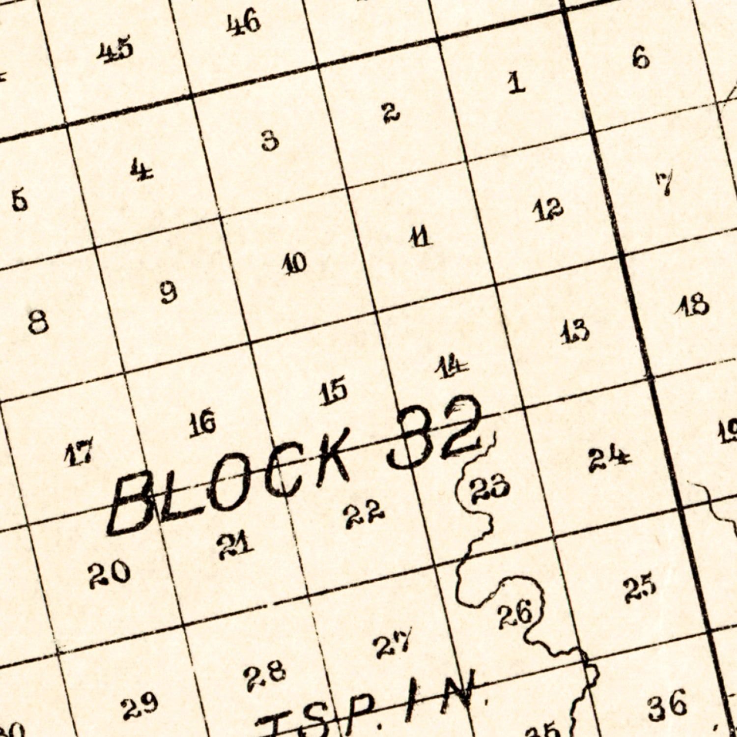 Vintage Map of Howard County, Texas 1890