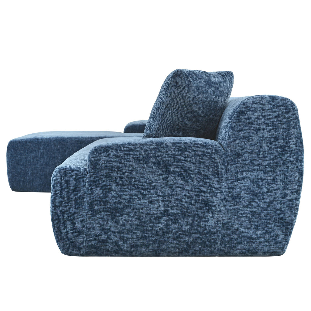 U_Style Modern Large L-Shape Modular Sectional Sofa for Living Room, Bedroom, Salon, 2 Piece Free Combination, Simplified Style(old sku:WY000356AAC)