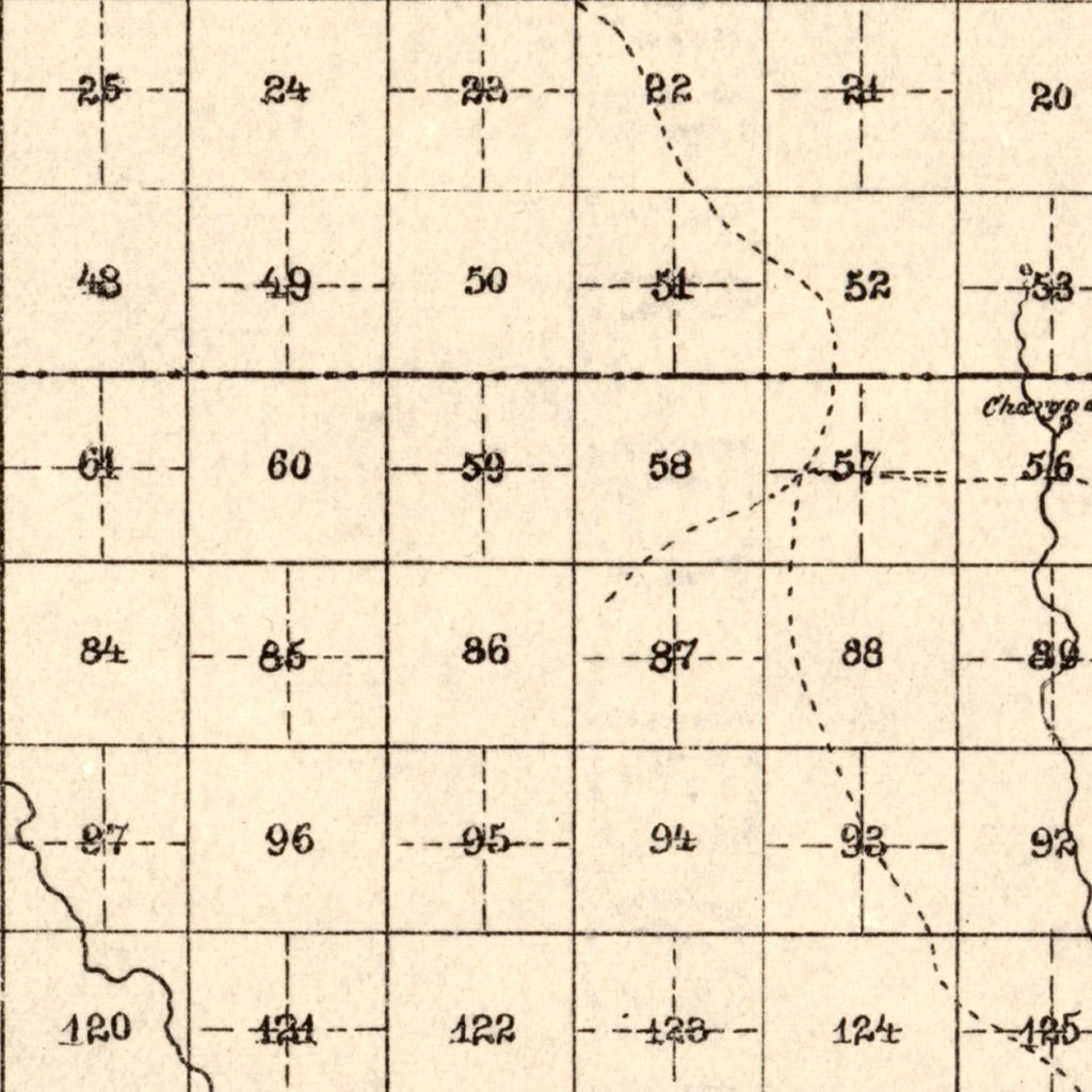Vintage Map of Jeff Davis County, Texas 1894
