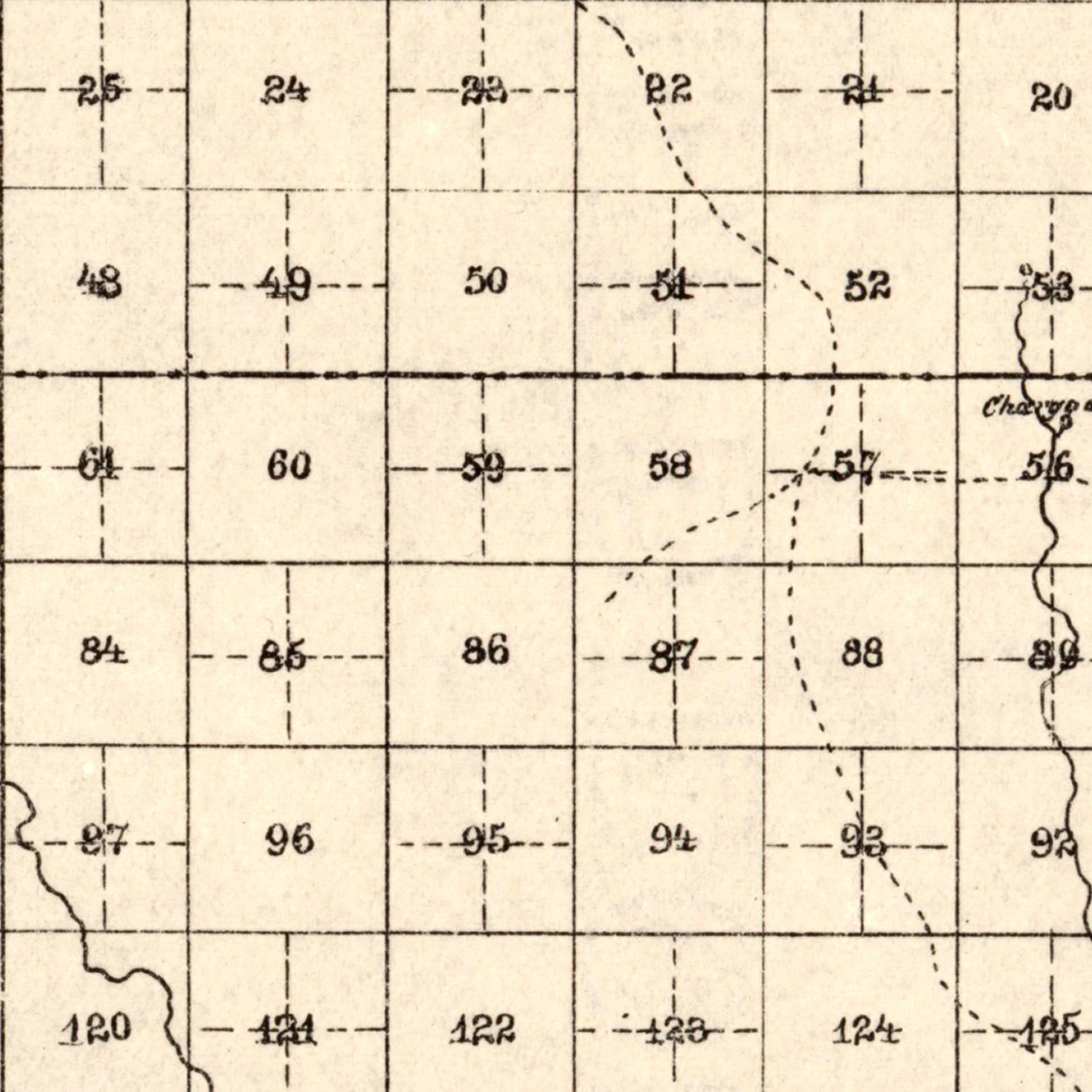 Vintage Map of Jeff Davis County, Texas 1894