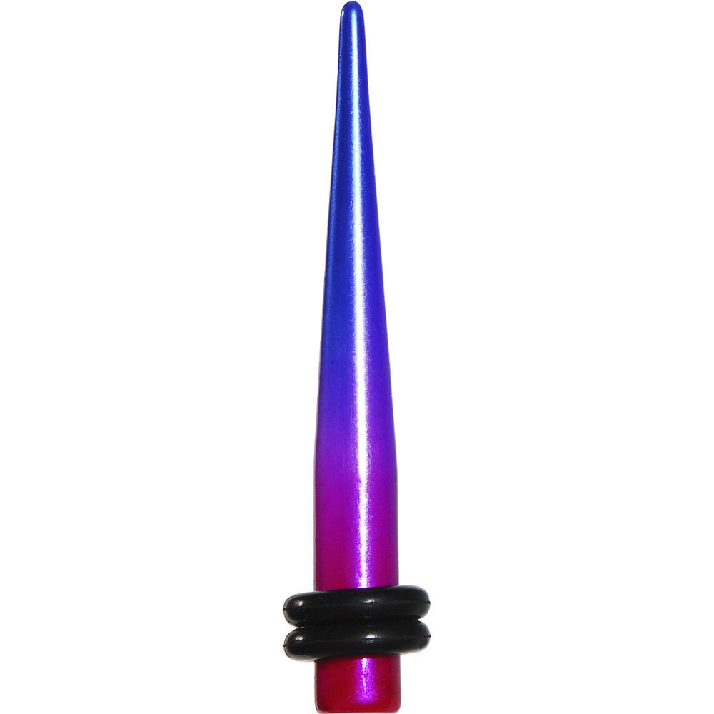 6G Blue Pink Fusion Acrylic Taper