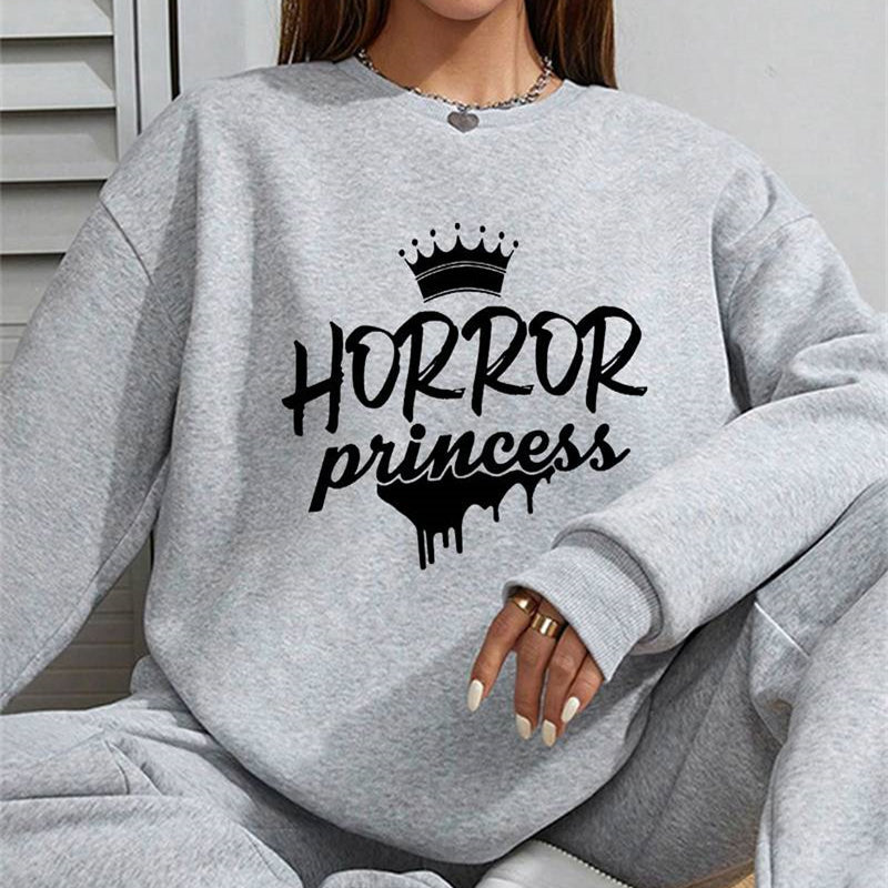 Women's Horror Princess Long Sleeve Sweatshirt