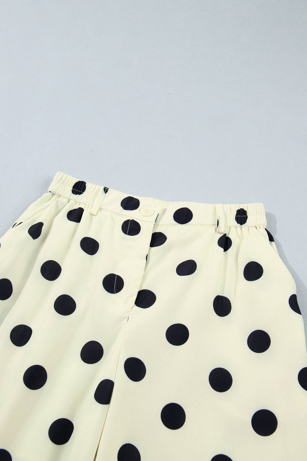Polka Dot Pleated High Waist Harem Pants