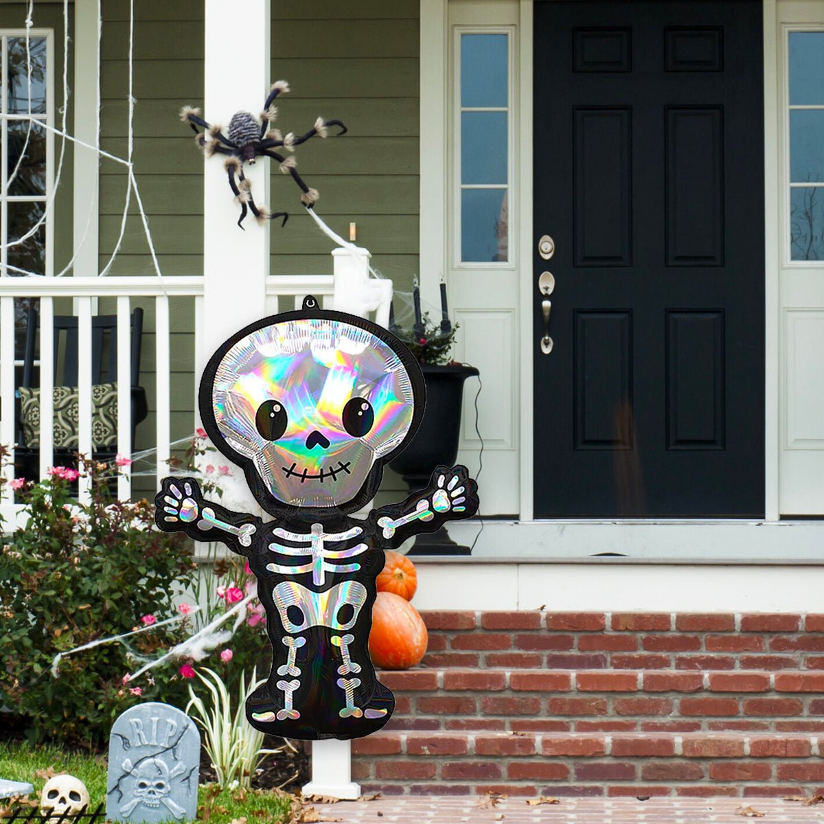 Iridescent Skeleton Balloon