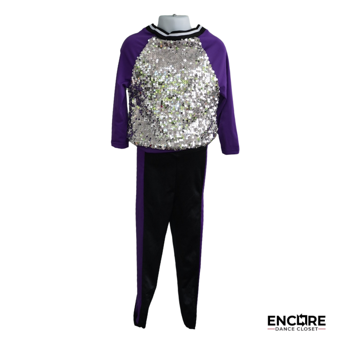 Electric Energy Sequin Bomber Dance Costume