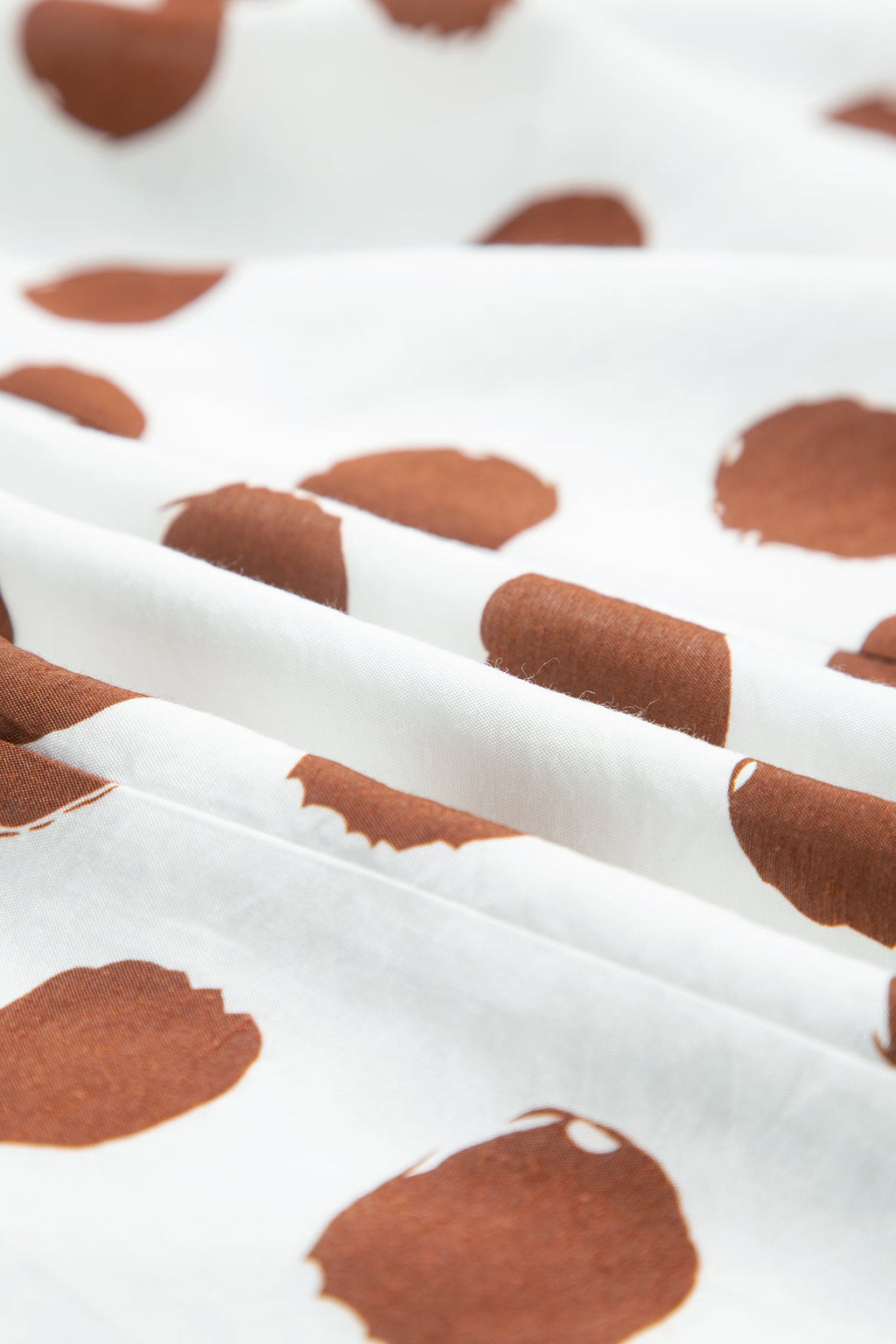Polka Dot V-Neck Short Sleeve Midi Dress