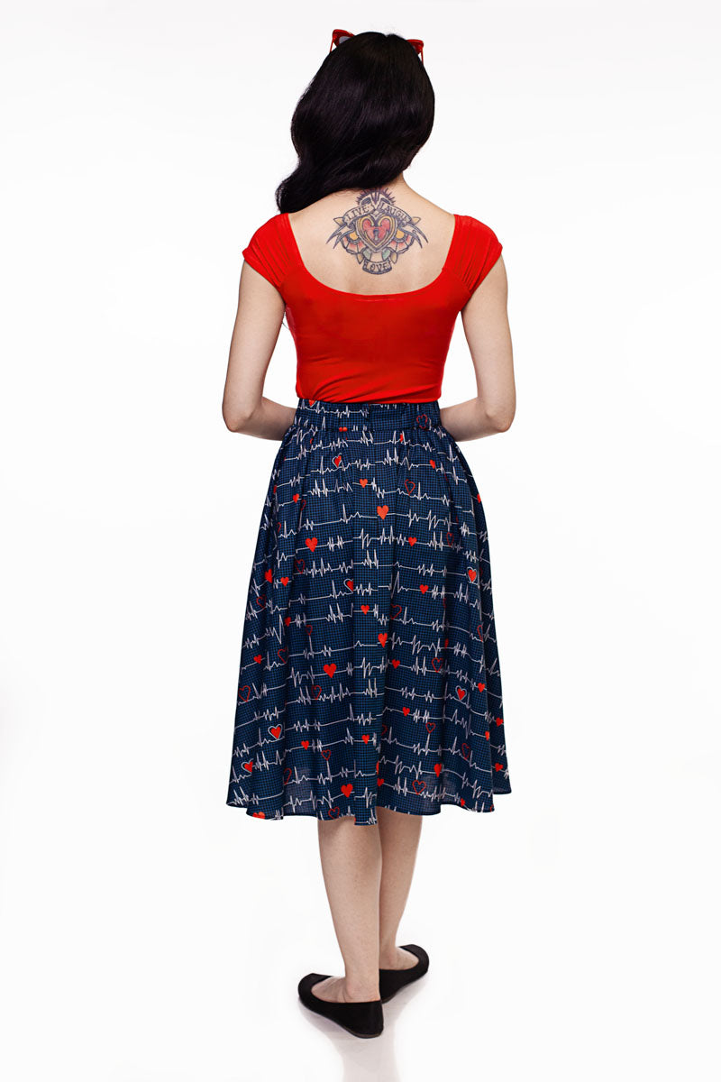 Doris Skirt in Heartbreaker - Small only