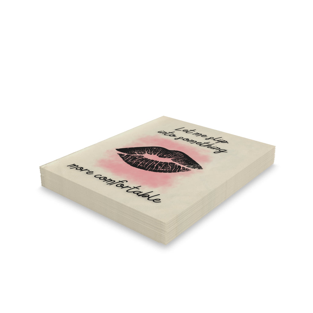 "Slip Into Something More Comfortable" Funny Snarky Greeting Cards
