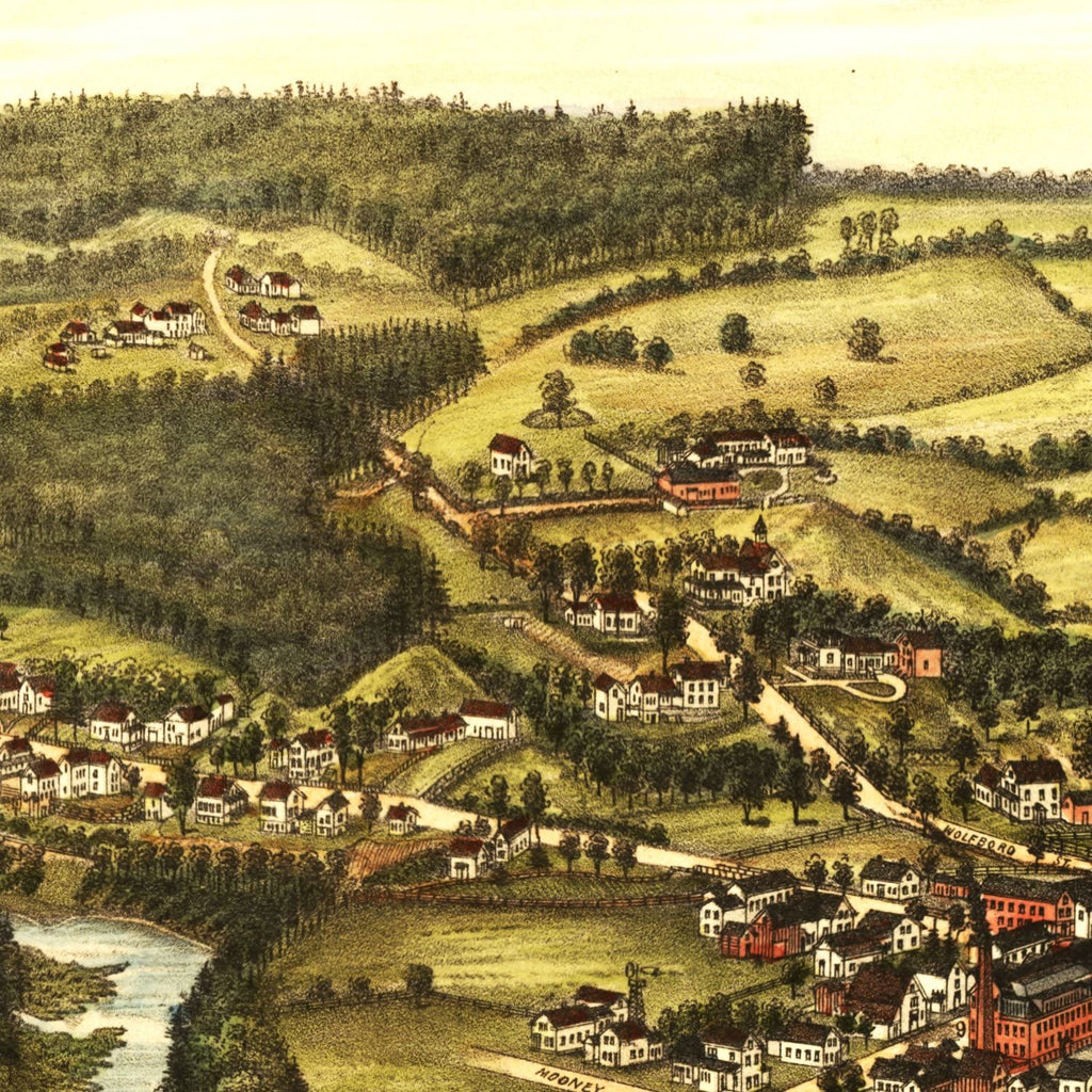 Vintage Map of Alton, New Hampshire 1888