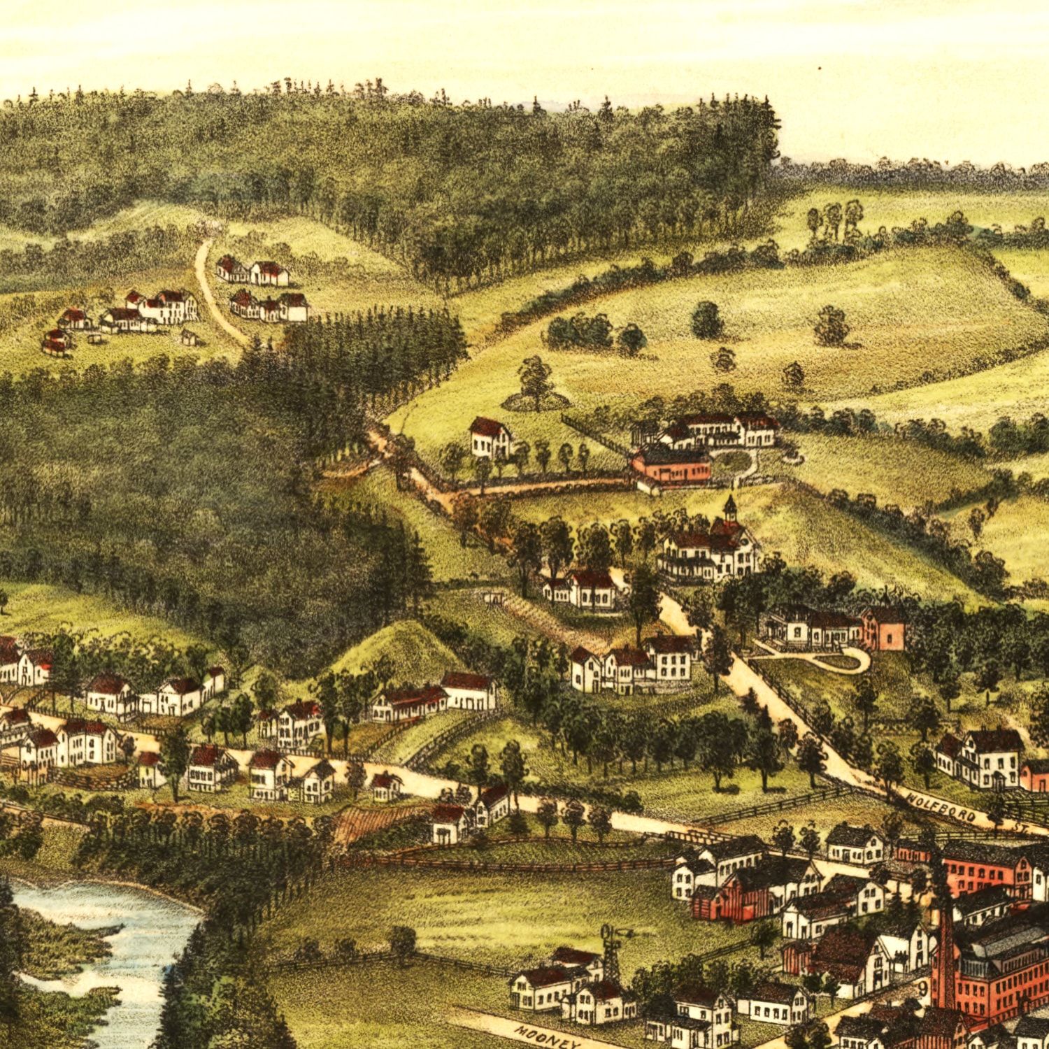 Vintage Map of Alton, New Hampshire 1888