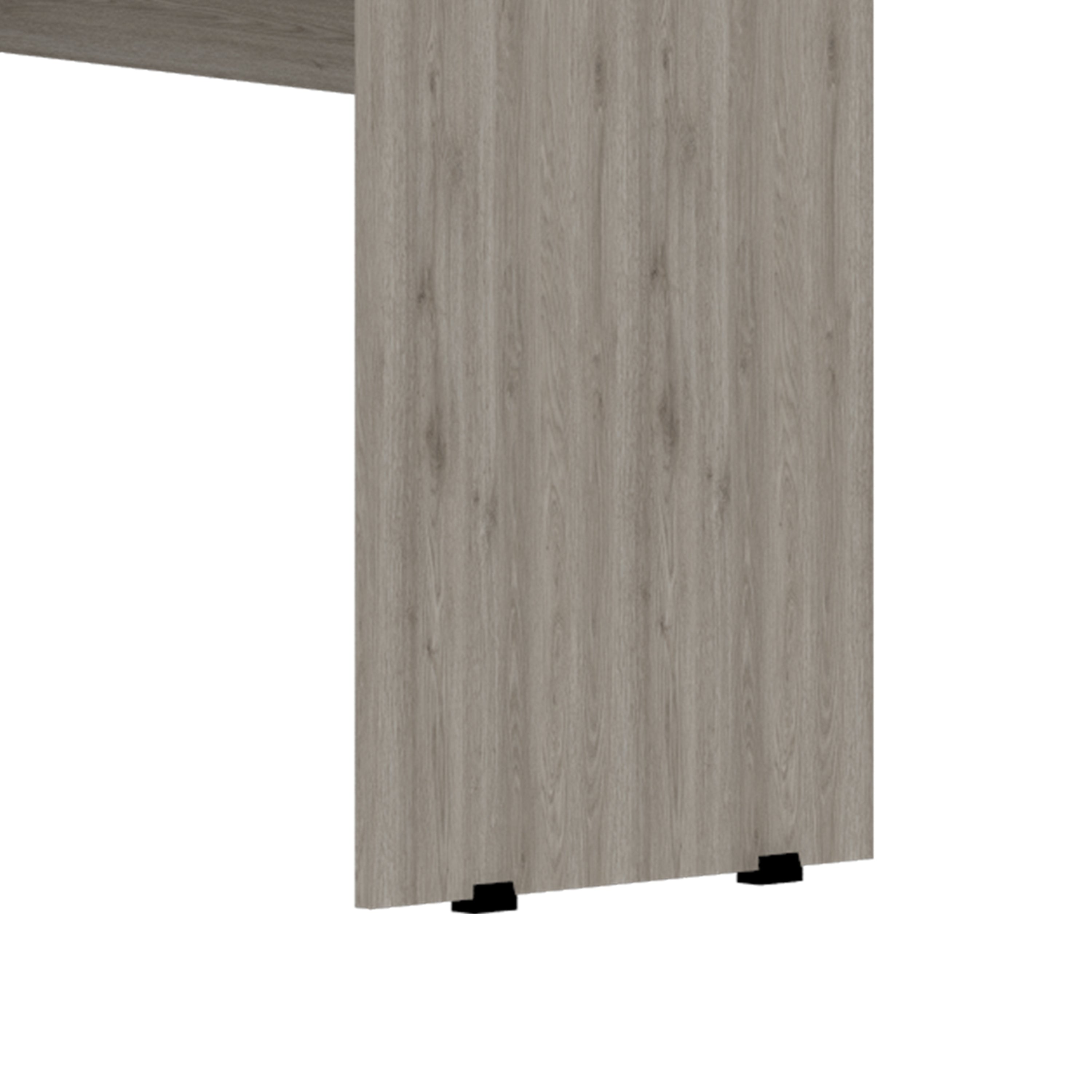 Raleigh L-Shaped Desk, Two Drawers, One Shelf, CPU Storage