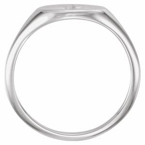 Platinum .02 CT Natural Diamond Ring
