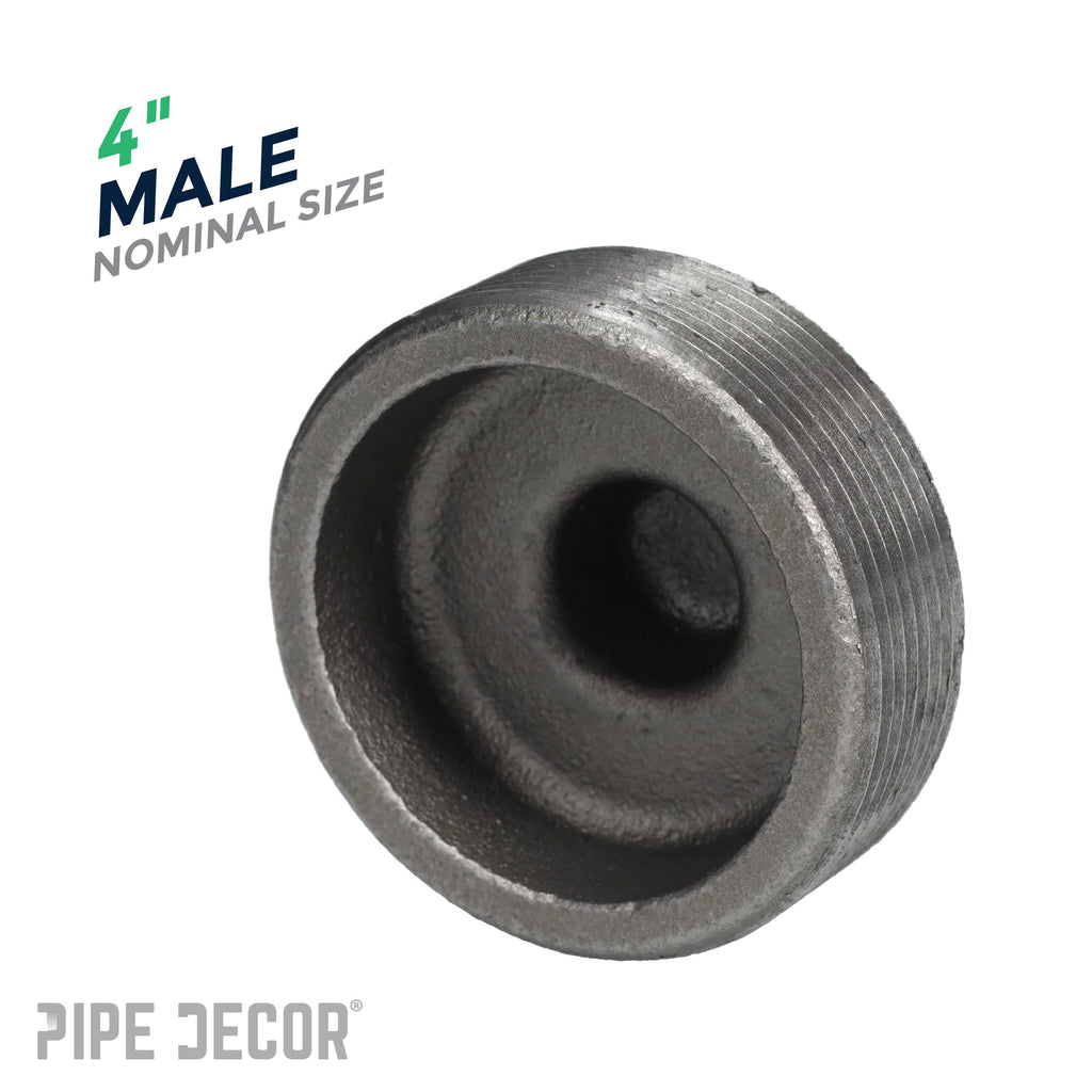 4 in. Black Plug