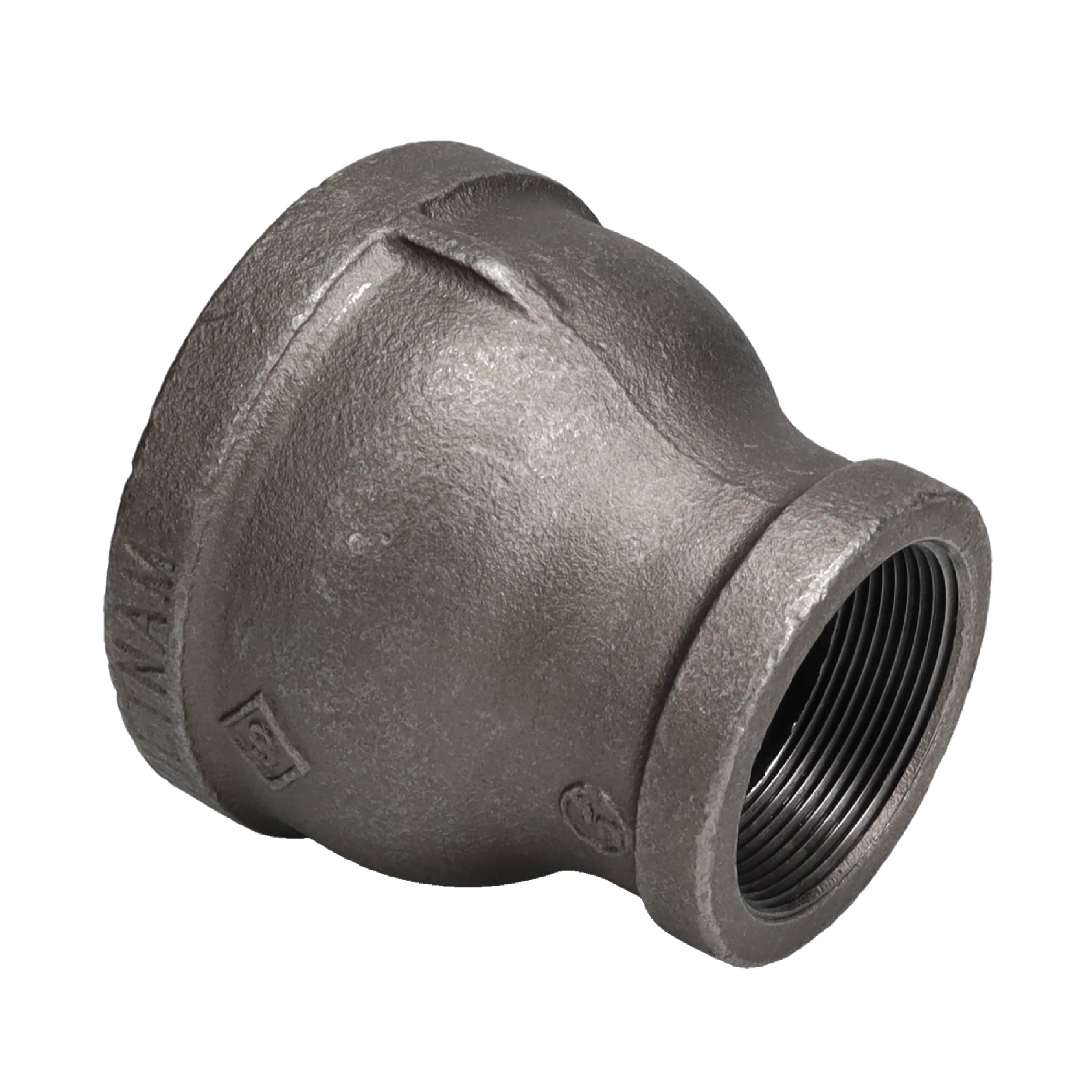 3 in. x 2 in. Black Reducing Coupling