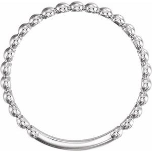 Stackable Beaded Ring