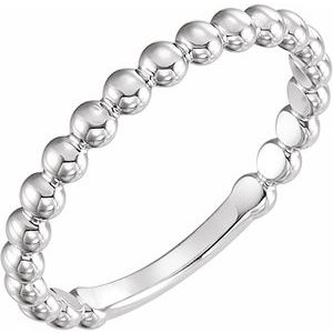 Stackable Beaded Ring