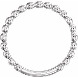 Stackable Beaded Ring