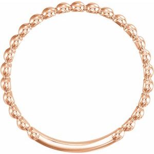 Stackable Beaded Ring