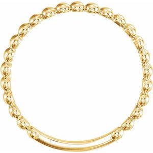 Stackable Beaded Ring
