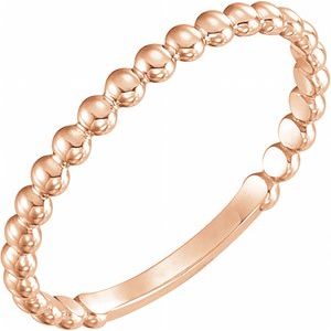 Stackable Beaded Ring