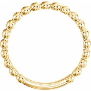 Stackable Beaded Ring