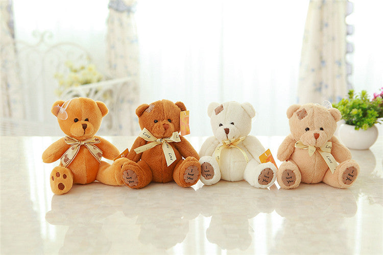 Patch Teddy Bear Plush – Soft Hanging Stuffed Toy