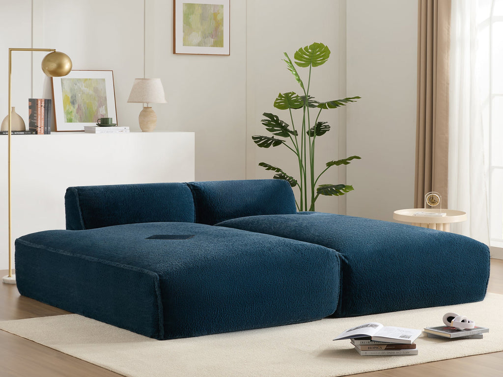 [VIDEO+NEW]90.0'Oversized Modular Sectional Sofa,Fully Compressed,Spacious Foam-Filled Sofa Bed for Living Room,elderly - friendly design,2 PC Free Combination,No Assembly Required,3 Colors