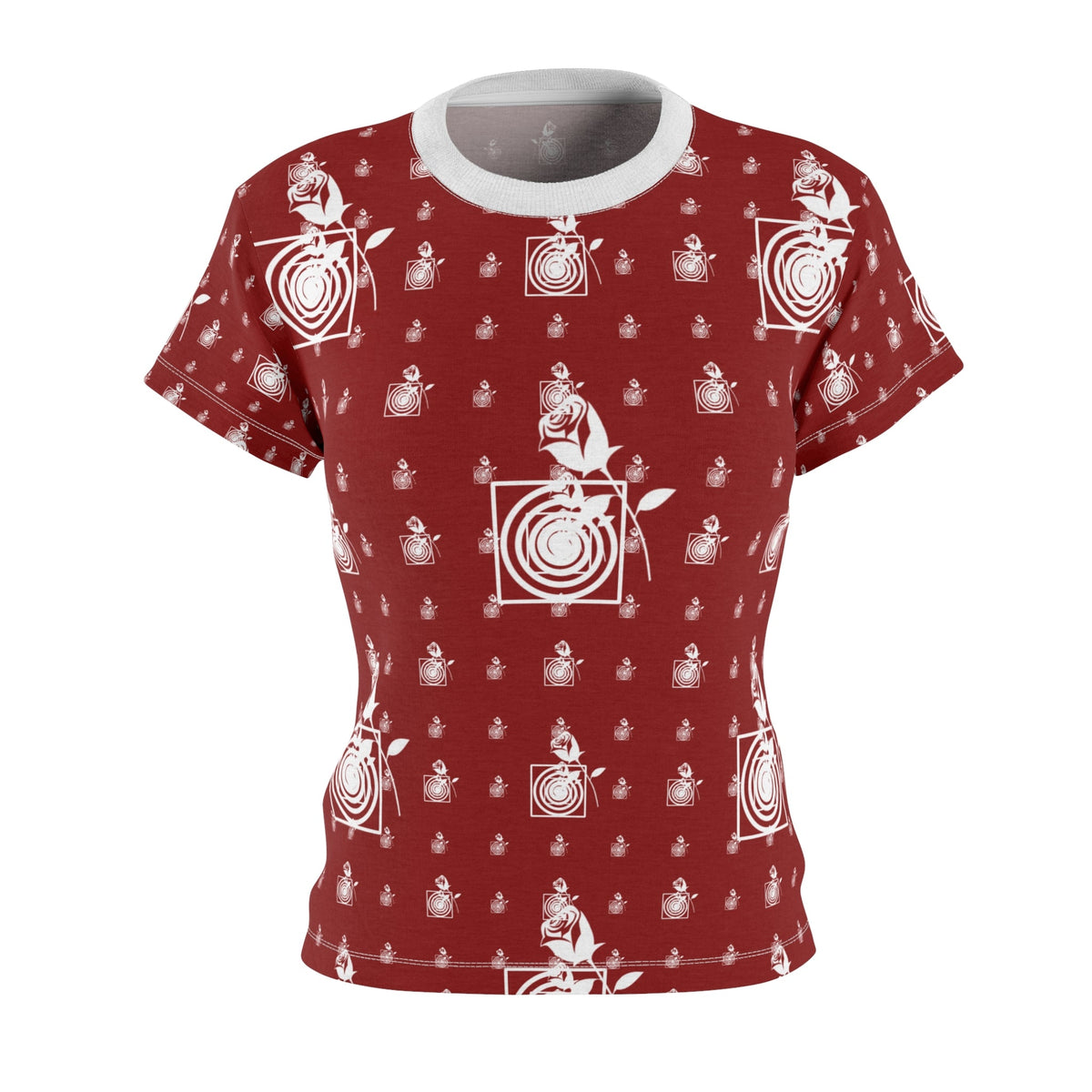 Rose Garden Women's Floral Design Top Boho Style Shirt
